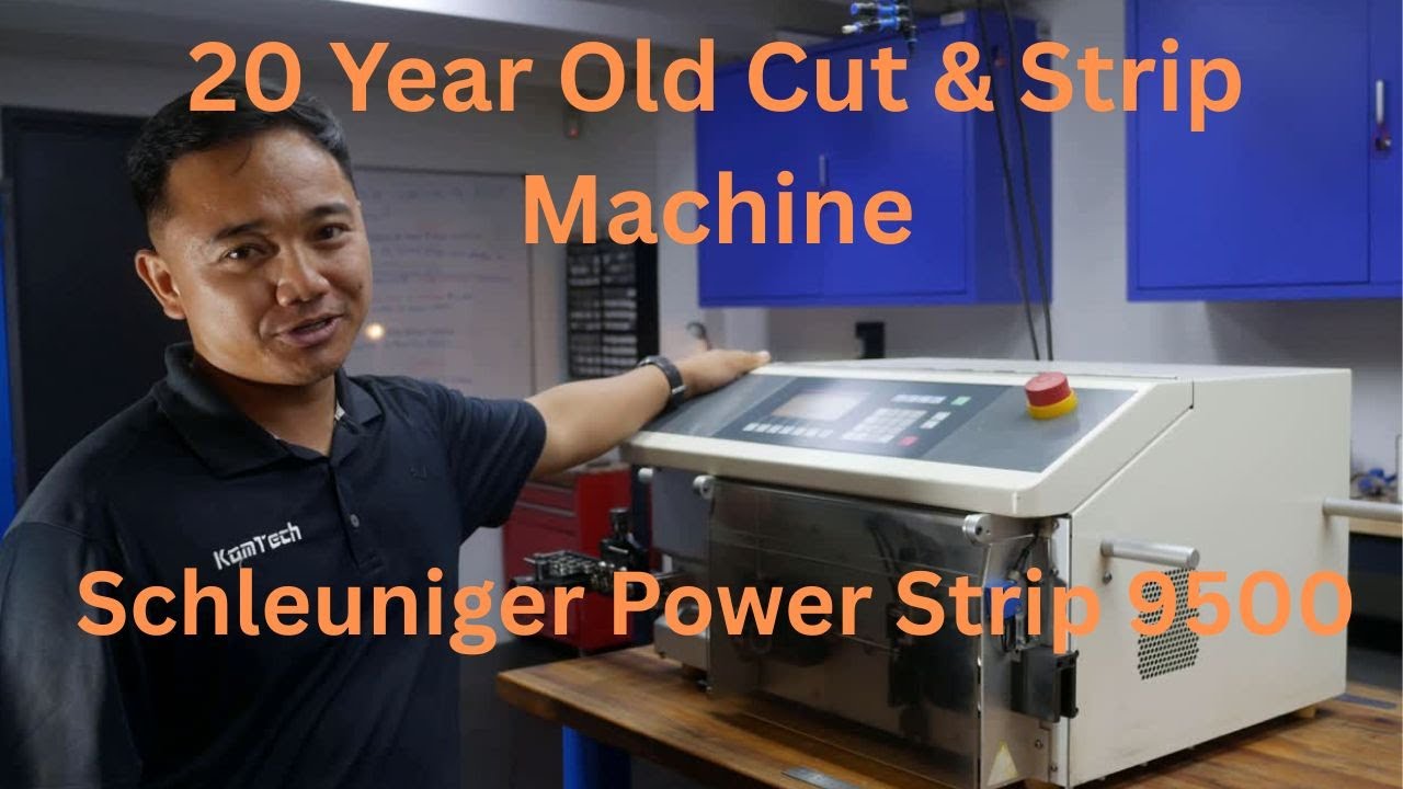 20 Year Old Schleuniger Power Strip 9500 serviced by KomTech - Schleuniger is a Komax Company