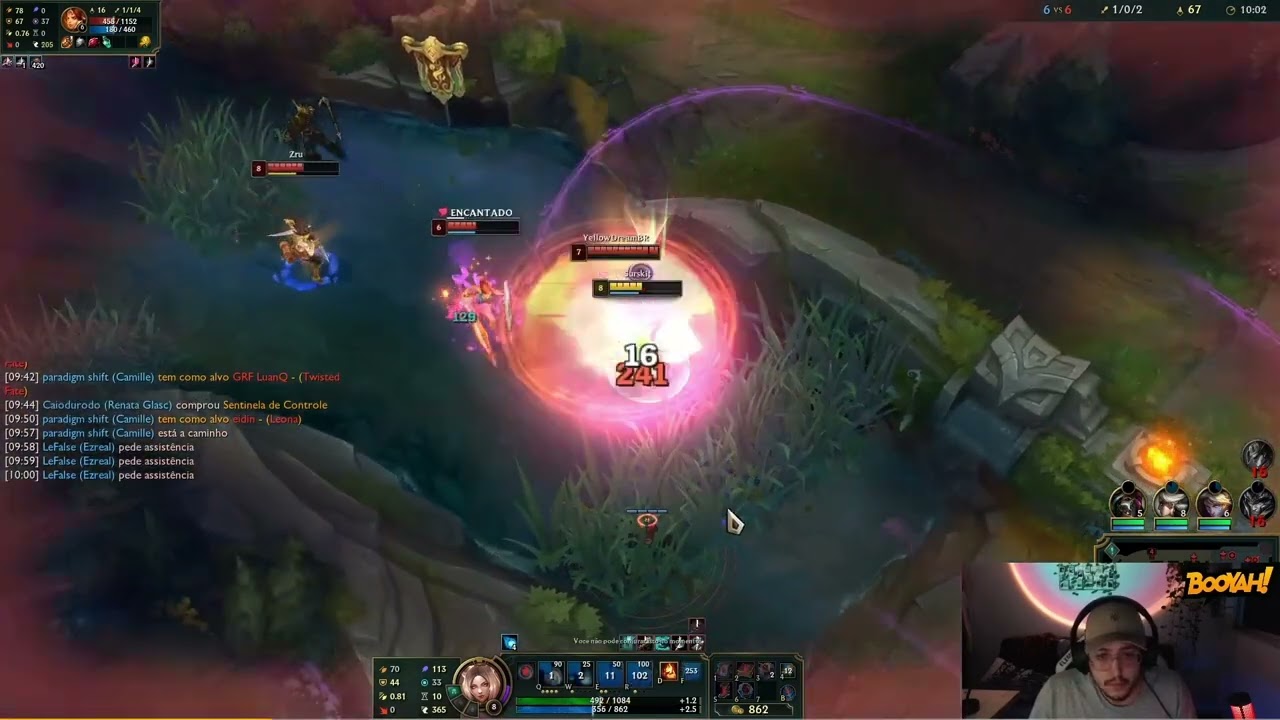 Surskity raivoso no clash dando rage no Ovelha