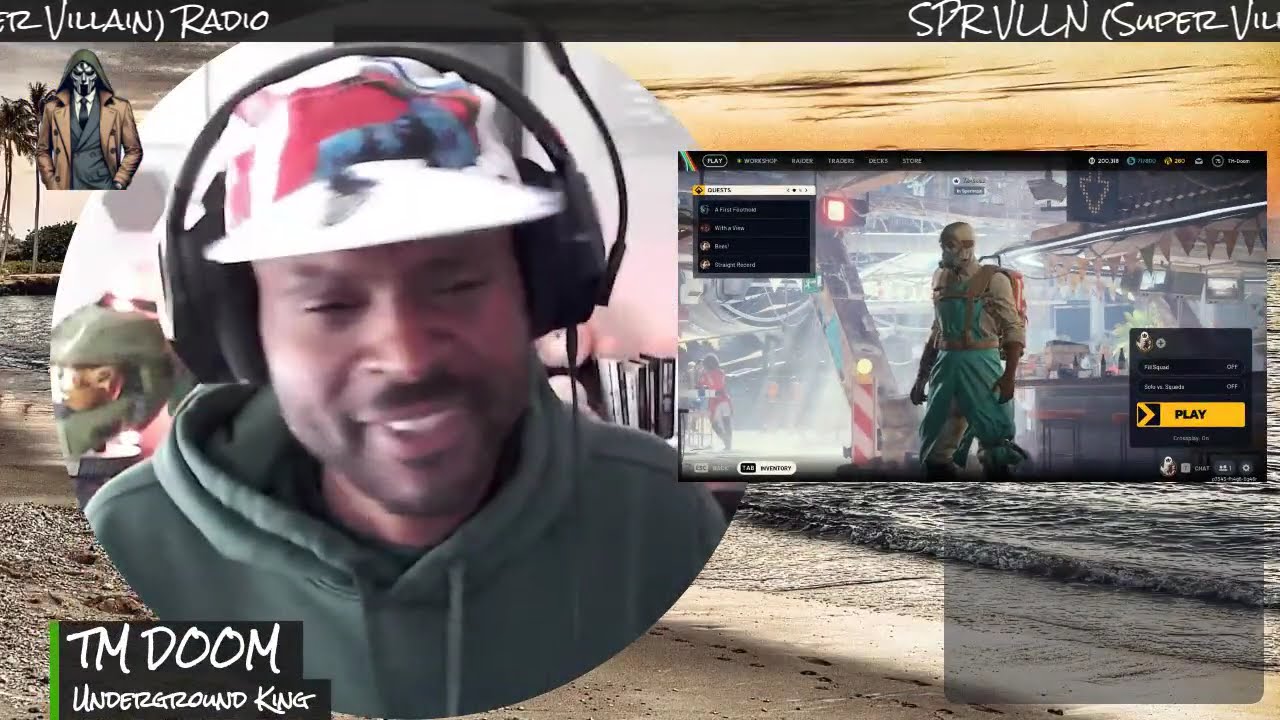 SPR VLLN (Super Villain) Radio & Gaming Show — with TM DOOM