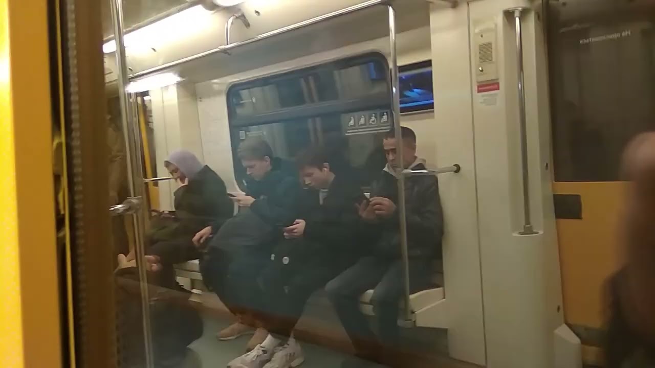 Поезд следует до станции Молодёжная! Перегон Арбатская-Молодёжная на поезде 81-740.4/741.4 