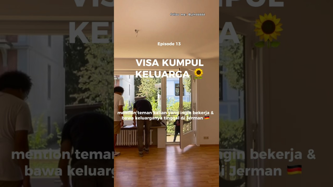 Dengan visa kumpul keluarga kalian bisa memiliki izin tinggal jangka panjang di Jerman #visa #jerman