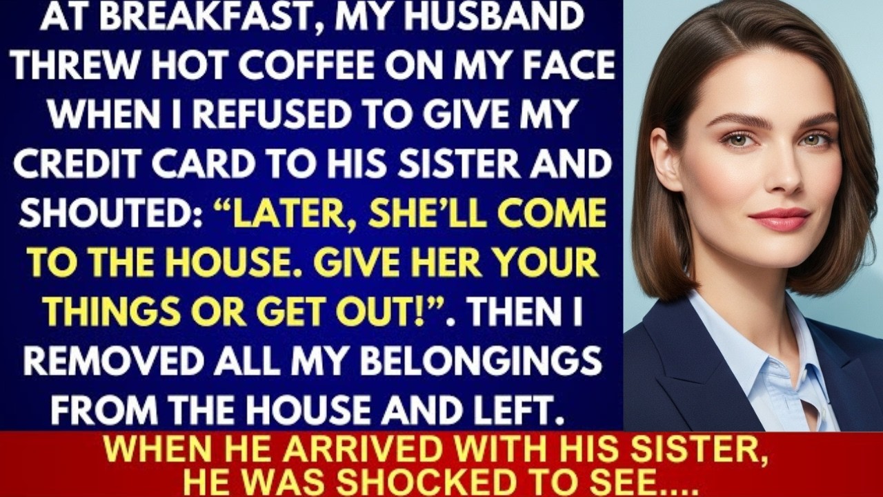 At Breakfast, My Husband Threw Coffee on Me When I Refused to Hand Over My Credit Card