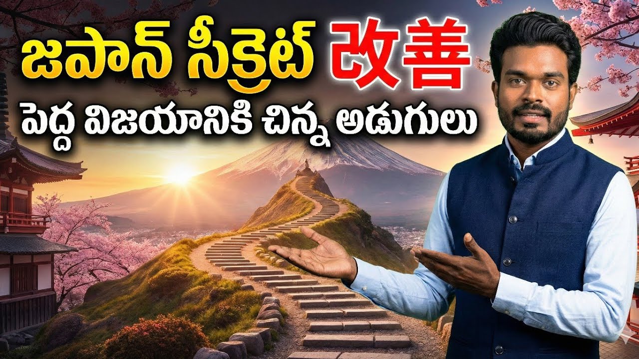 మన మెదడు మనల్ని ఎందుకు గెలవనివ్వదు? 🧠 జపాన్ సీక్రెట్ KAIZEN తో మీ జీవితం మారుతుంది! @MrAKPrime 