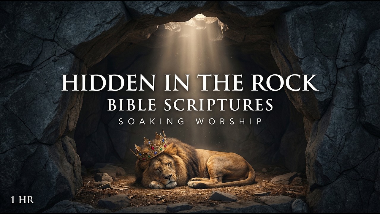 Safe And Hidden In The Rock | Biblical Declarations of Refuge & Peace | 1 Hour Soaking Worship