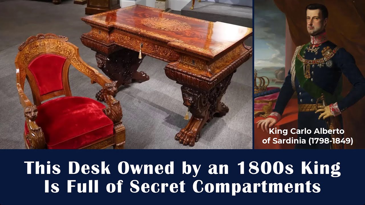 This Desk Owned by an 1800s King Is Full of Secret Compartments