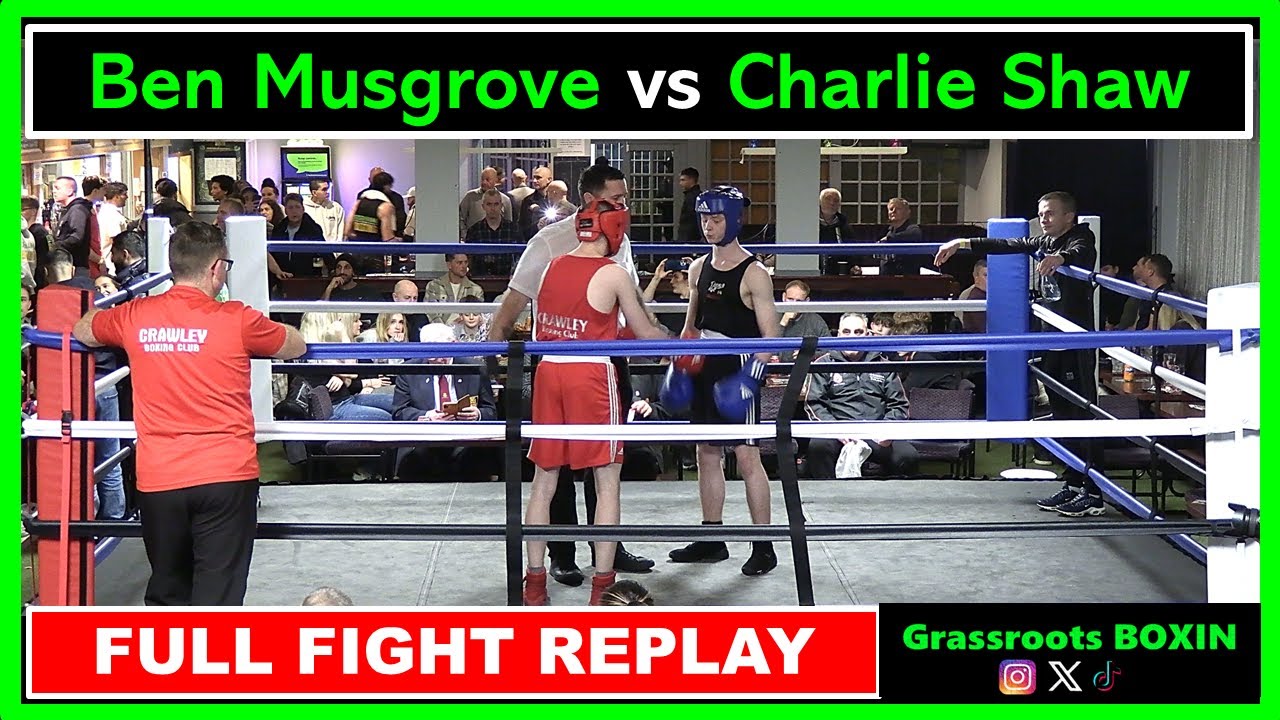 Ben Musgrove vs Charlie Shaw - FULL FIGHT - Crawley ABC Home Show (06/02/2026)