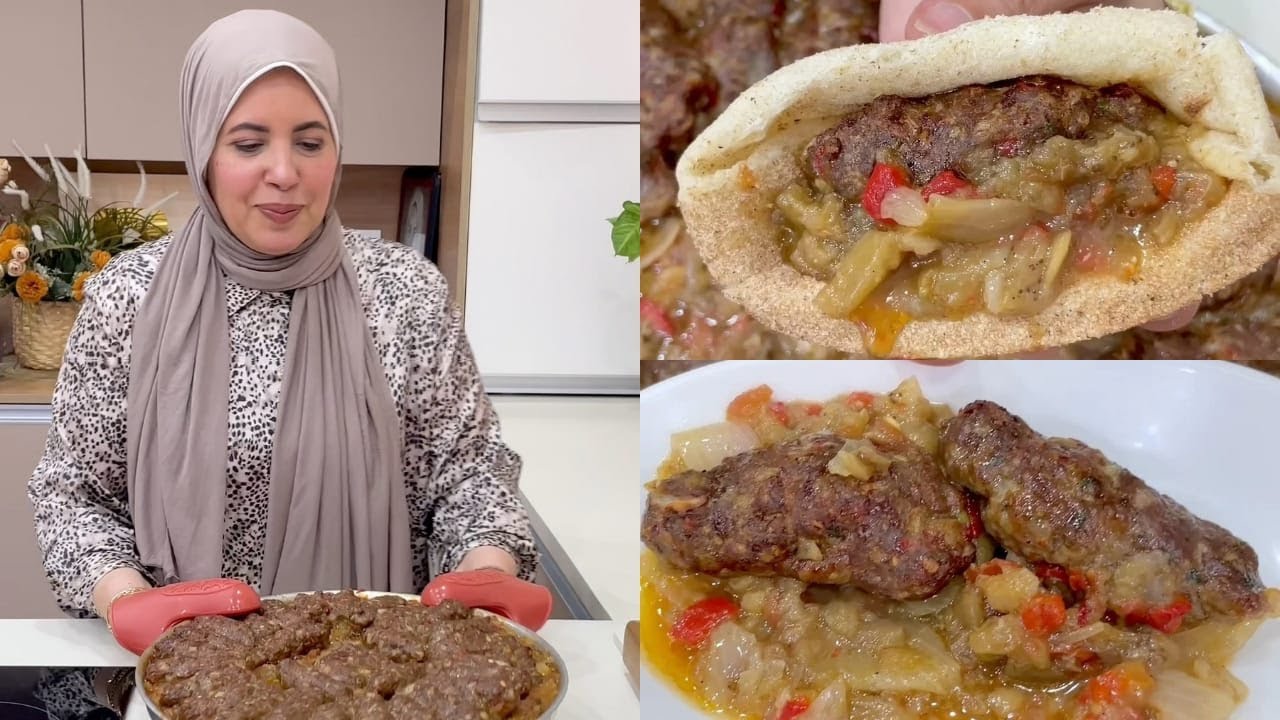 لو بتخافى الكفته تفك منك ... تعالى نعمل صينية الكفته بخلطة رهيبة جدا