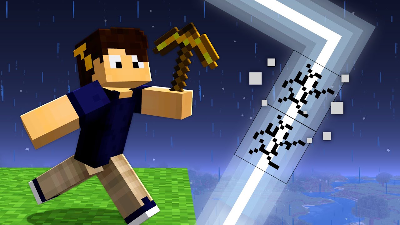 Consigo QUEBRAR QUALQUER BLOCO no Minecraft!