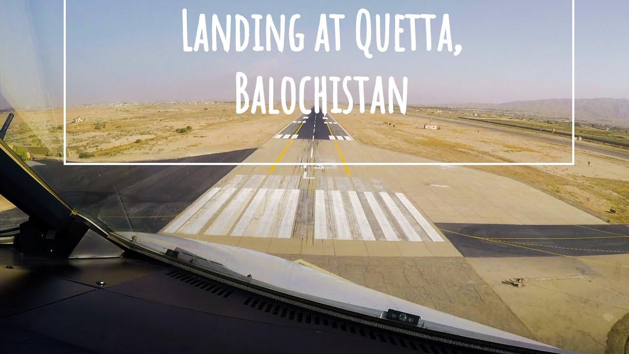 Landing at Quetta, Pakistan| Cockpit View| Beautiful Balochistan| Pilot Safi
