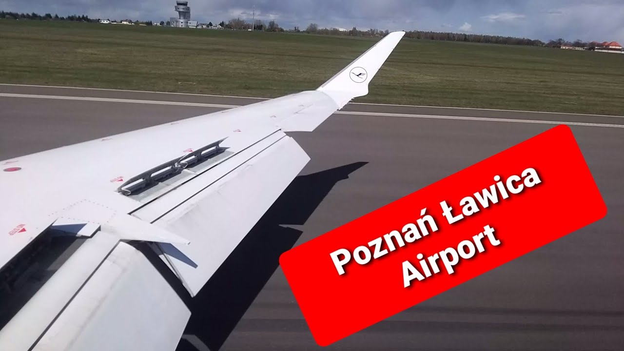 Landing at Poznań Airport. Lądowanie bez mgły na lotnisku Poznań Ławica.