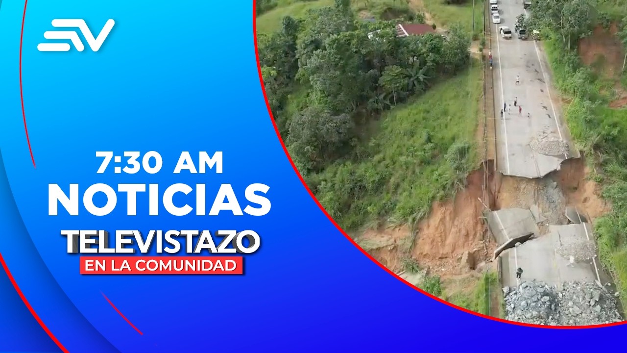 El COE declaró en emergencia a Las Lajas tras intensas lluvias | Televistazo | Ecuavisa