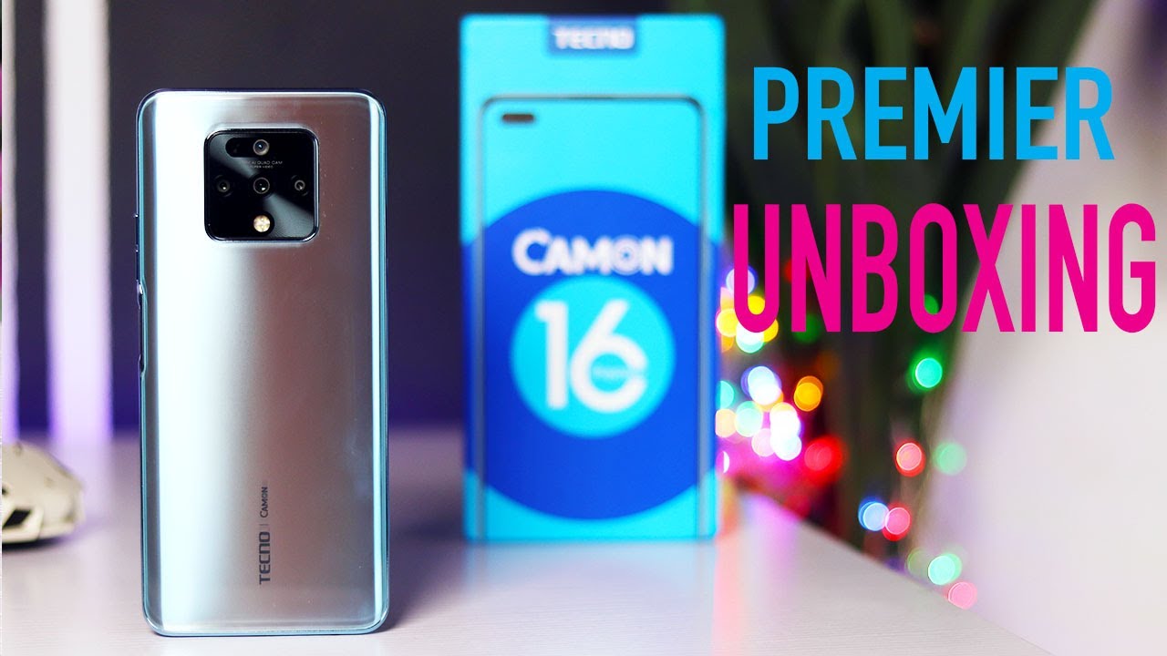 TECNO Camon 16 Premier Unboxing And Initial Impression. USB Type C on Tecno?