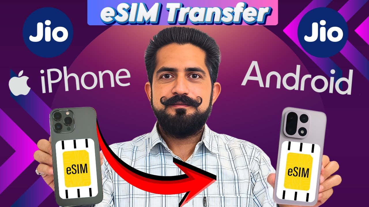 Jio eSim Transfer iPhone to Android Mobile