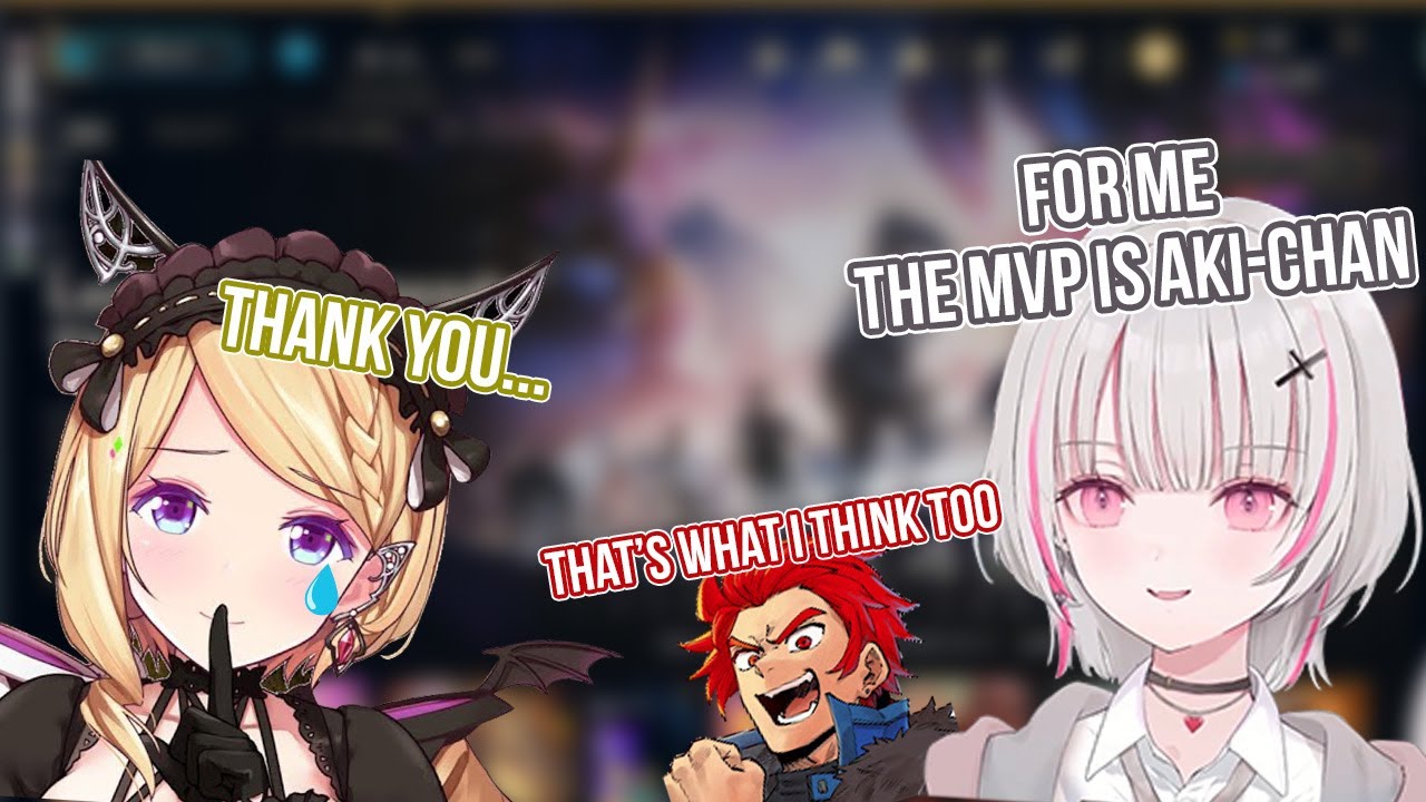 Asumi Made Akirose Cry After The Tournament is Over [Asumi Sena/Aki Rosenthal/VSPO!/Hololive]