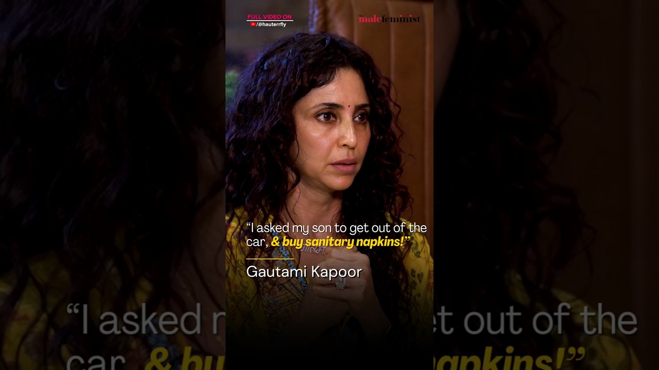 How Gautami Kapoor Normalized Periods At Home? | Hauterrfly #shorts
