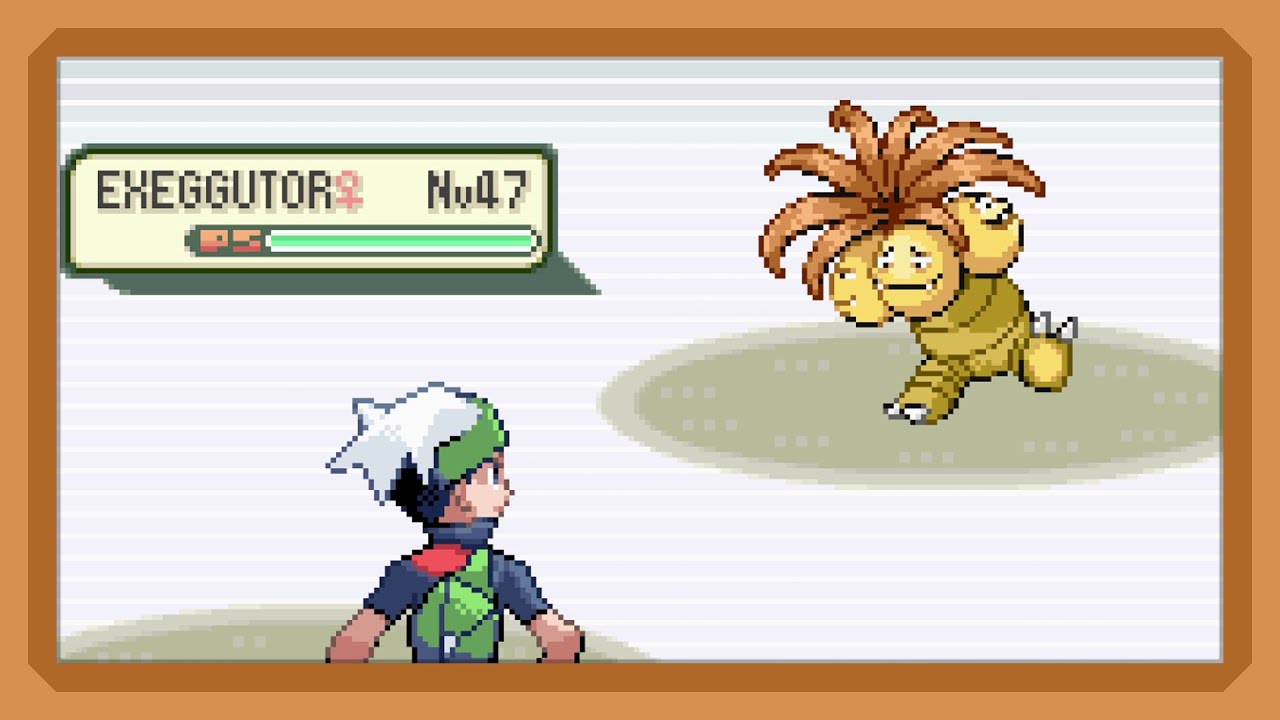 Uncatchable Shiny Exeggutor found in the Battle Pyramid! LIVE! - Pok&eacute;mon Emerald