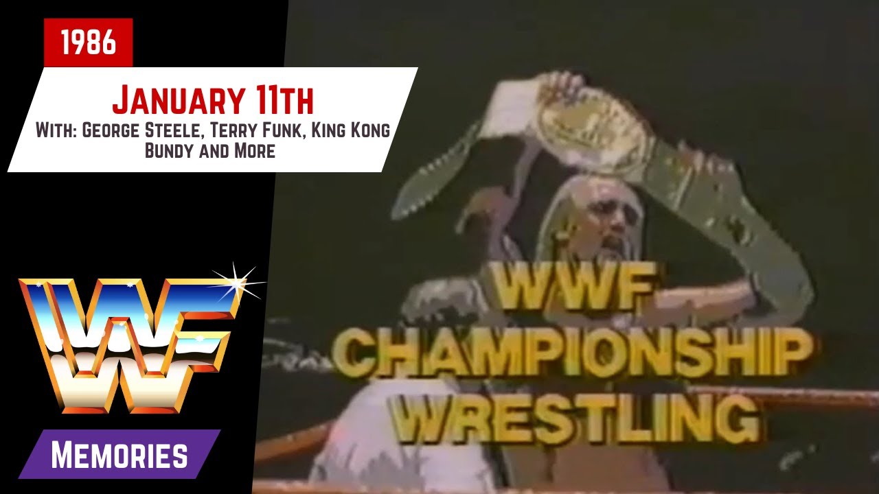 WWF Championship Wrestling | January 11, 1986 | King Kong Bundy, Terry Funk, Ricky Steamboat & More