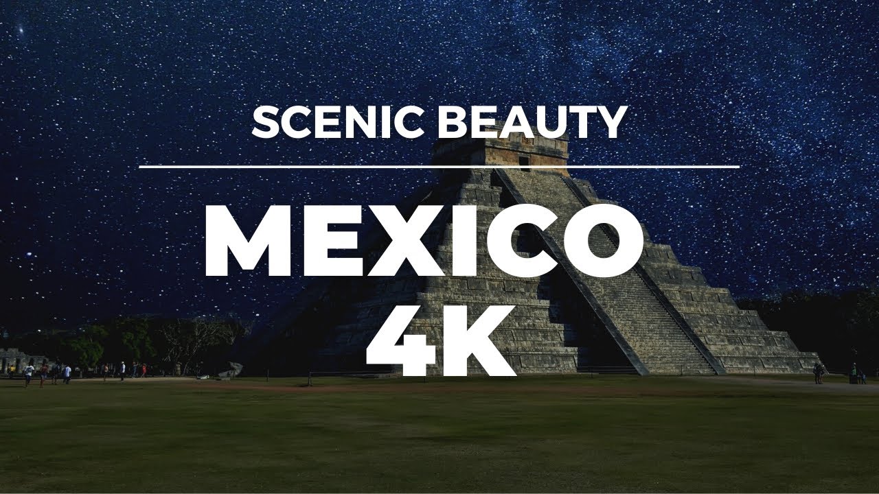 Scenic Beauty of Mexico in 4K | Relaxing Music | Architectural Marvels