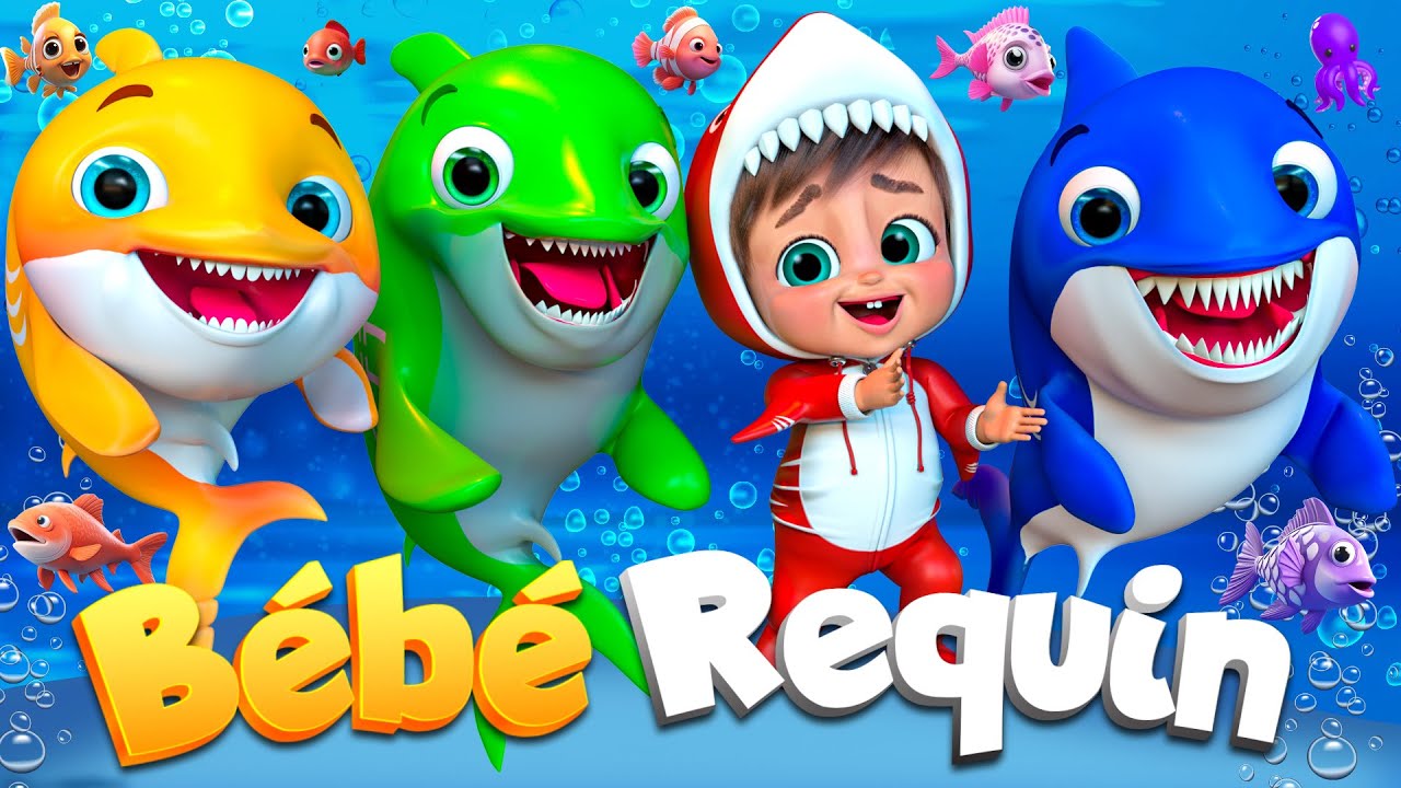 Bébé Requin S’amuse dans l’Eau | Comptines Et Chansons | À Bébé Chanson @SuperLucaLEFrancais