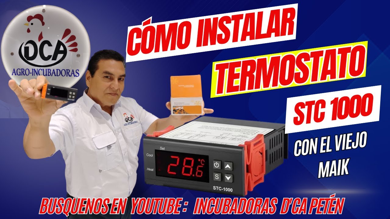 COMO INSTALAR TERMOSTATO STC 1000