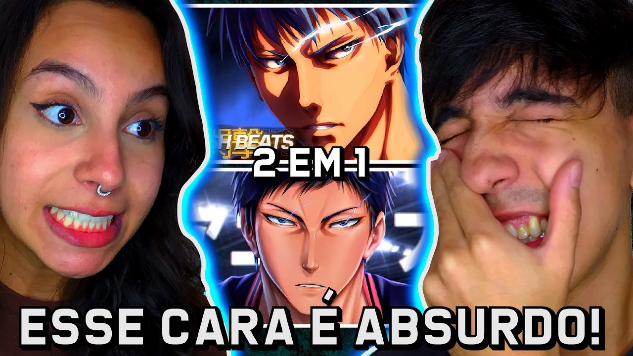 REACT - Rap do Aomine 2 (KNB) - O Melhor da Geração Flash Beats & ♪Aomine | Pantera Indomável AniRap