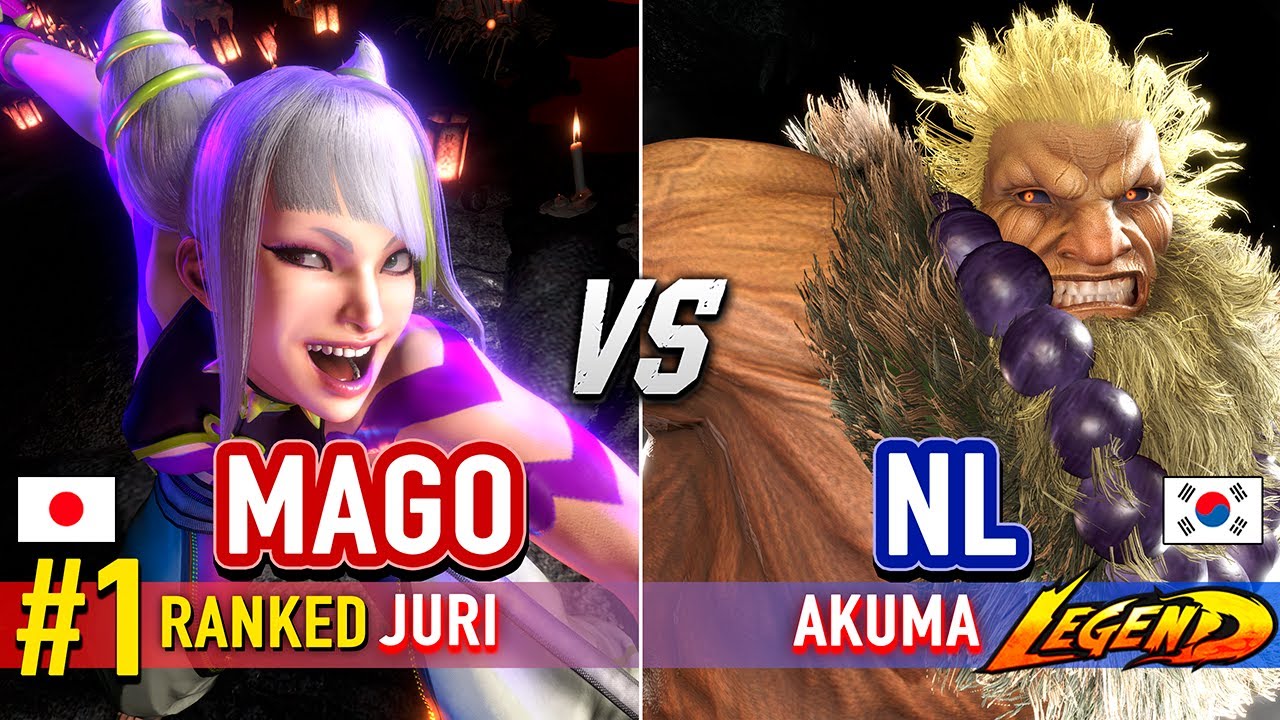 SF6 🔥 MAGO (#1 Ranked Juri) vs NL (Akuma) 🔥 Street Fighter 6 High Level Gameplay