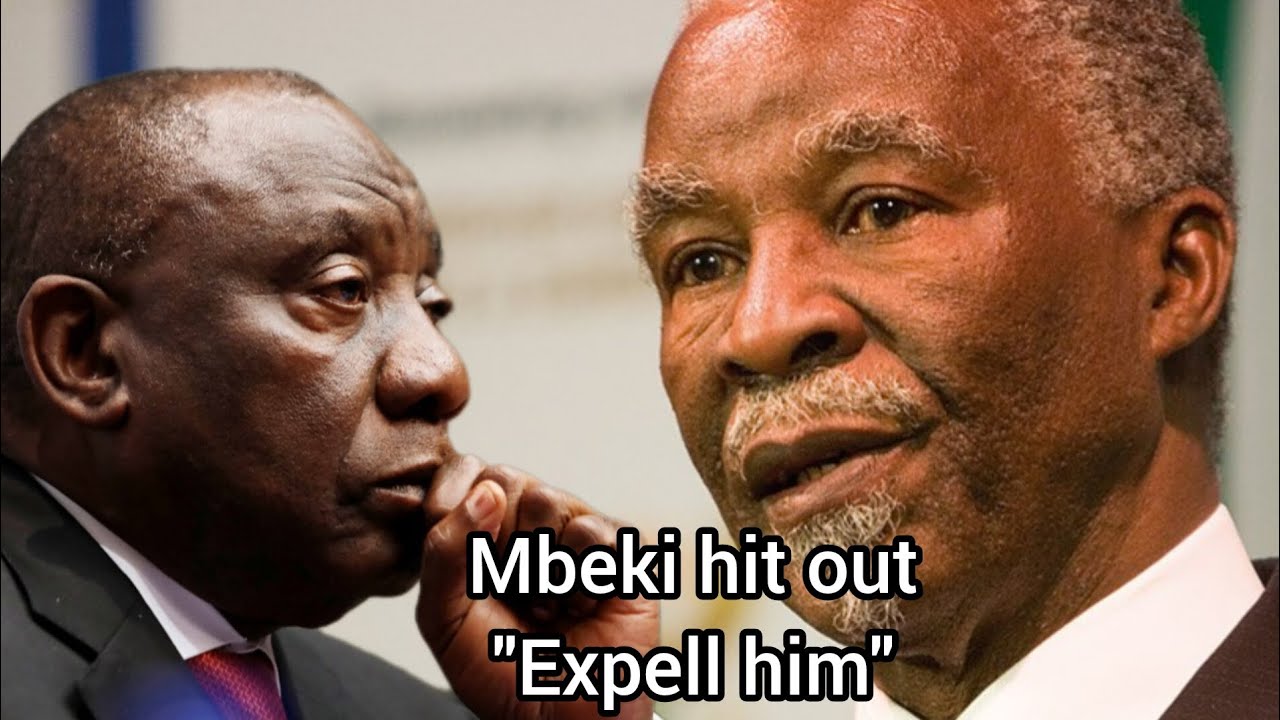 The DISRESPECT is too much MBEKI hit out// call for action to RAMAPHOSA 