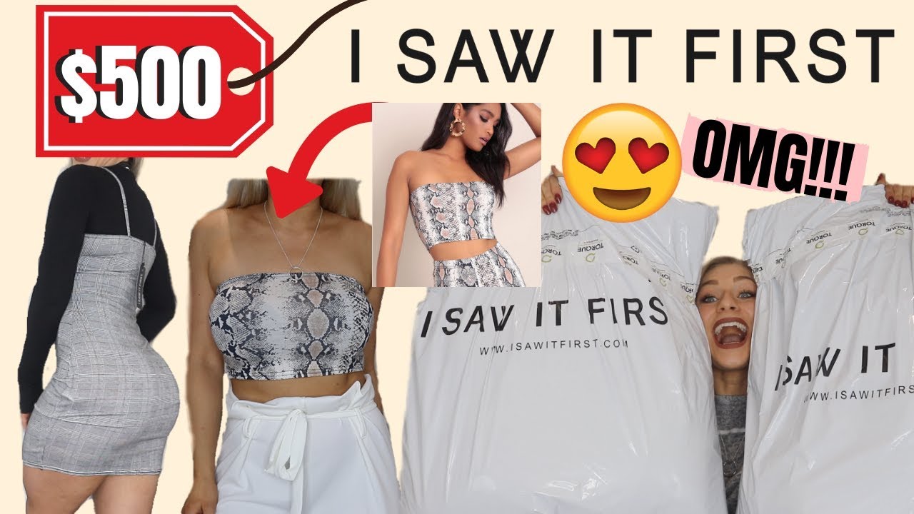 $500 ISAWITFIRST TRY-ON HAUL... THIS IS AMAZING!!! | BLACK FRIDAY SALE + GIVEAWAY | ad
