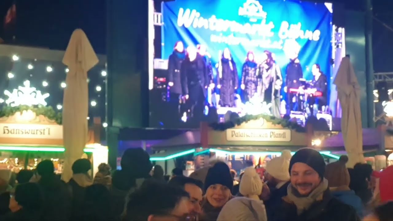 WINTERMARKT AM RIESENRADPLATZ - PRATER-- Bozcni vasar-Wien@SuperDijabolik