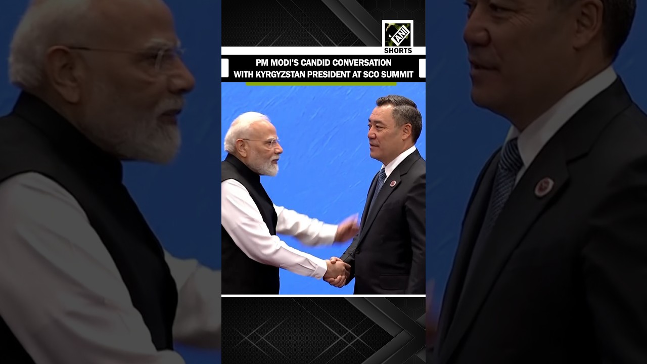 PM Modi&rsquo;s candid conversation with Kyrgyzstan President Sadyr Japarov at SCO summit