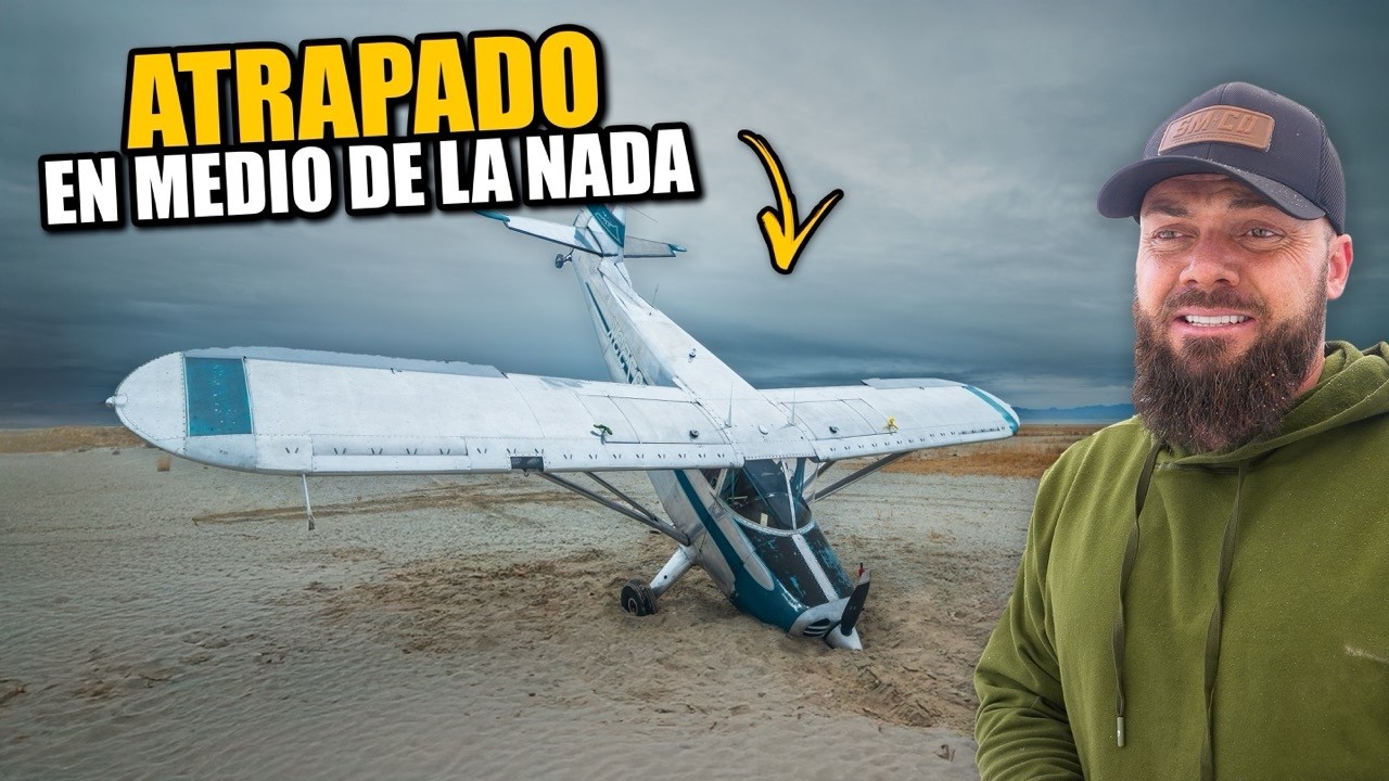 RESCATAMOS UN AVION VARADO EN EL MEDIO DE LA NADA!!