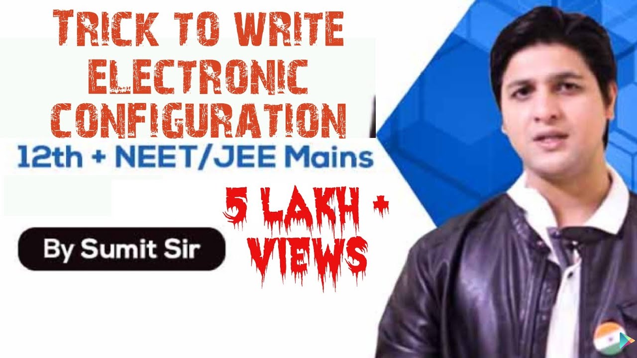 Trick to Write ELECTRONIC CONFIGURATION of Elements