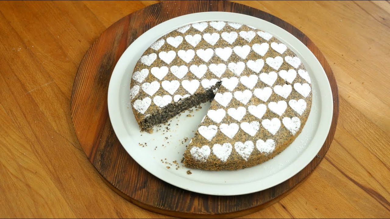 Saftiger Mohnkuchen  -  vegan