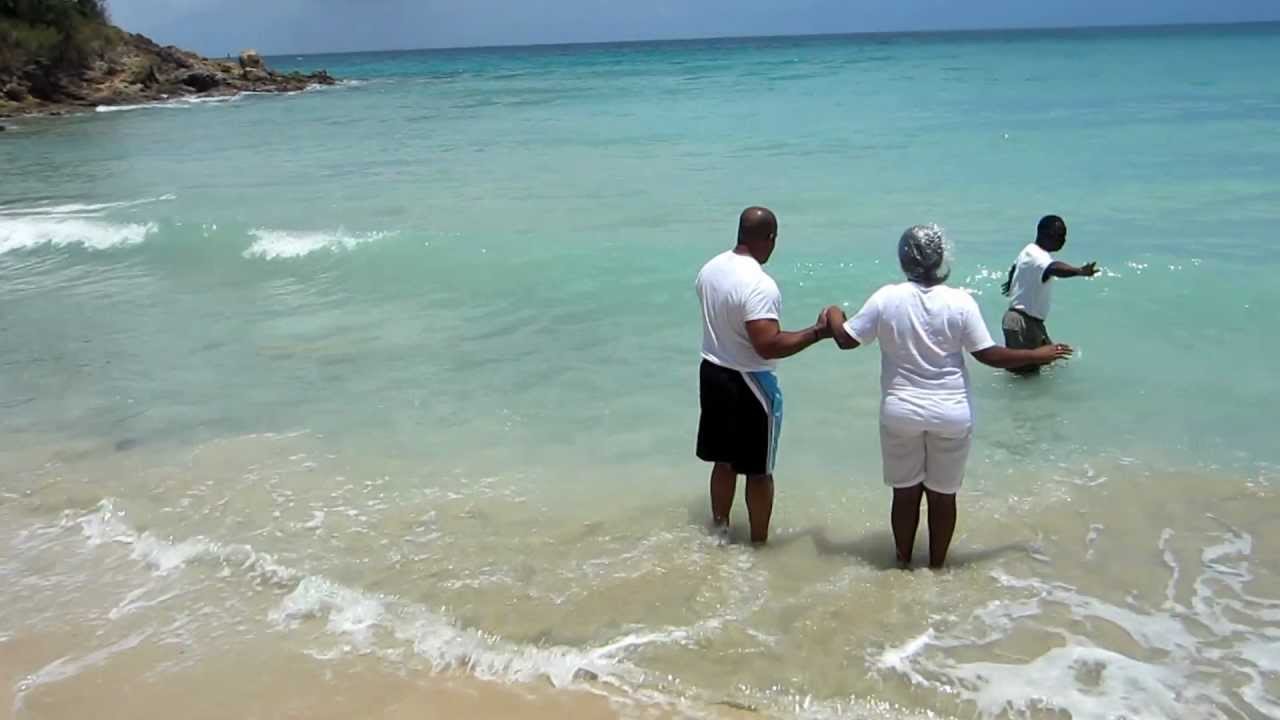 Jehovah's Witness Baptism St. Thomas, U.S. Virgin Islands July 14, 2012