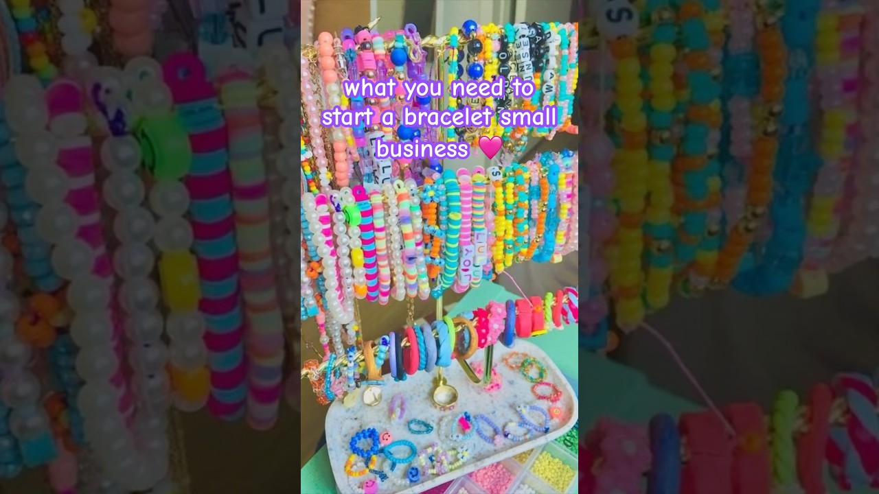 what you need to start a bracelet business #preppy #bracelets #smallbusiness #etsy #etsyshop ￼