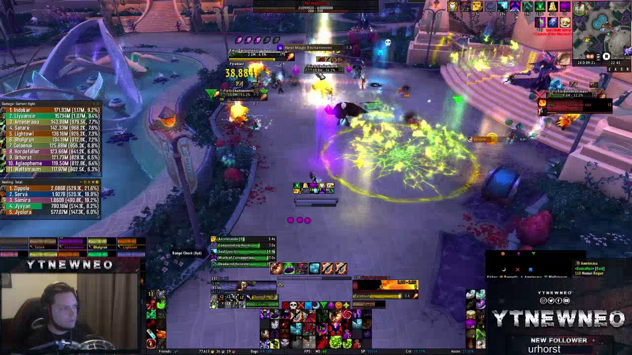 Our first Mythic Aluriel Kill.