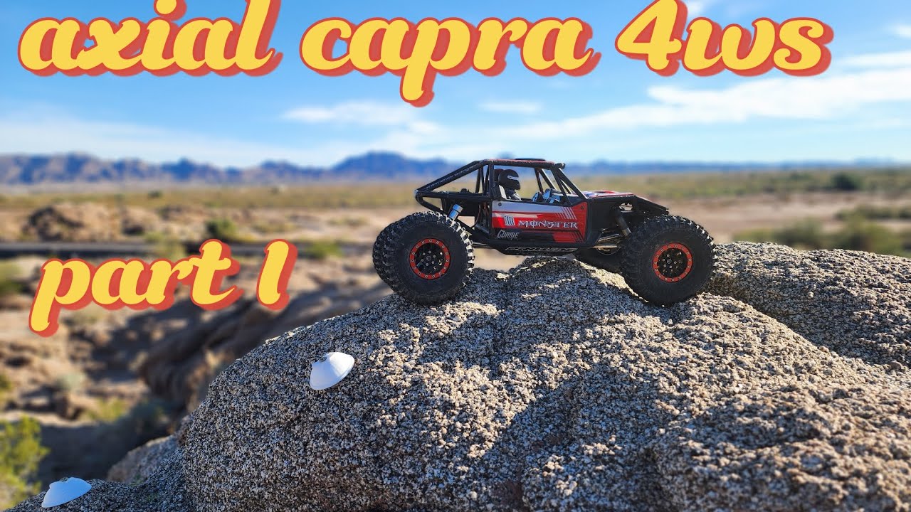 Axial Capra 4ws Ползание, часть 1