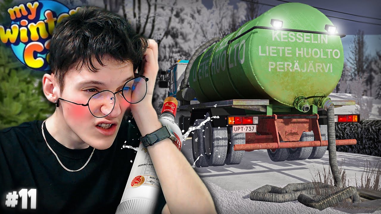ОЧУХАЛСЯ ПОСЛЕ ПРАЗДНИКОВ и ПОЕХАЛ НА ЗАРАБОТКИ! (My Summer Car - Зимний Сезон #11)