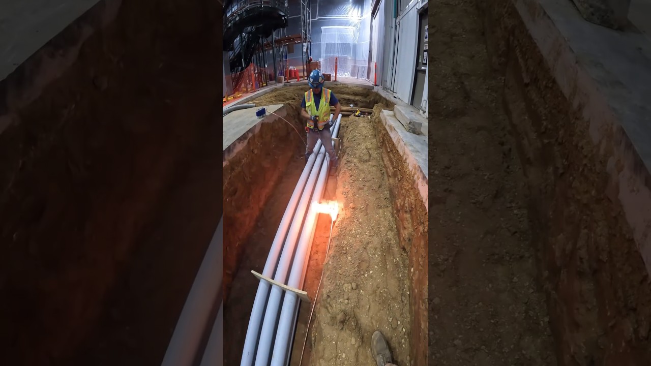 Underground Part 2 #electrician #commercialelectrician #electrical