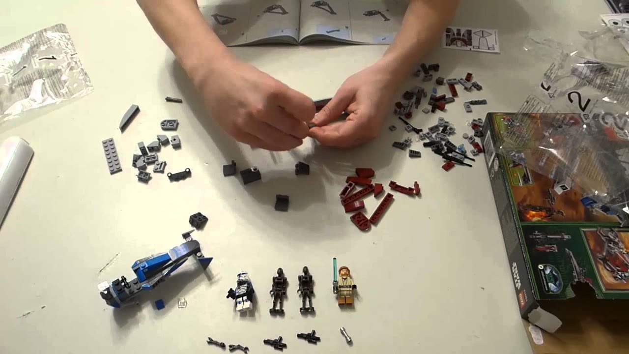 LEGO&reg; STAR WARS 75012 BARC Speeder Timelapse - BlockPilot.com