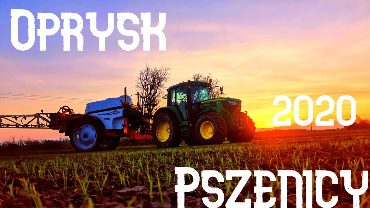 😀👍Oprysk na pszenicę 2020😀🌾John Deere/Kuhn🚜