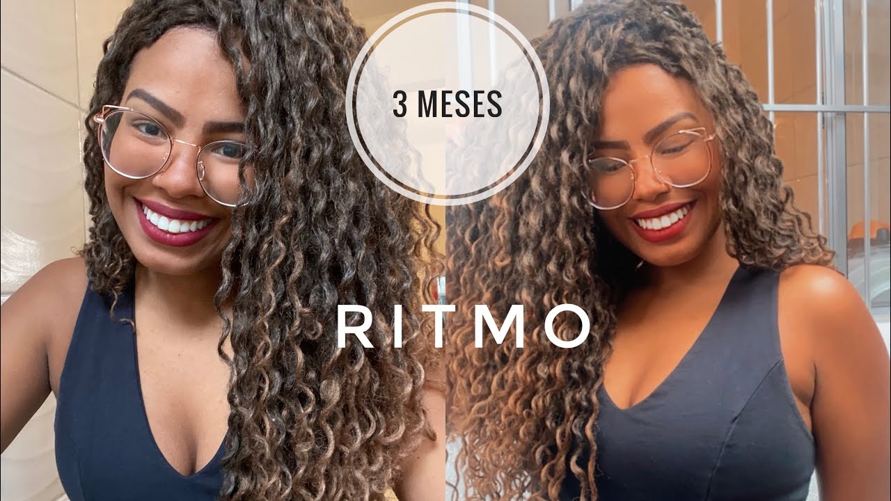 3 MESES COM O CABELO RITMO SER MULHER