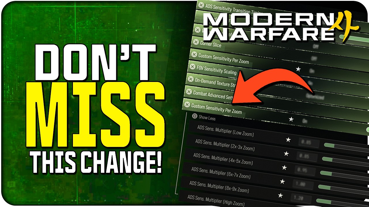They Changed How ADS Sensitivity Feels! | (MW4 Beta Settings Guide)
