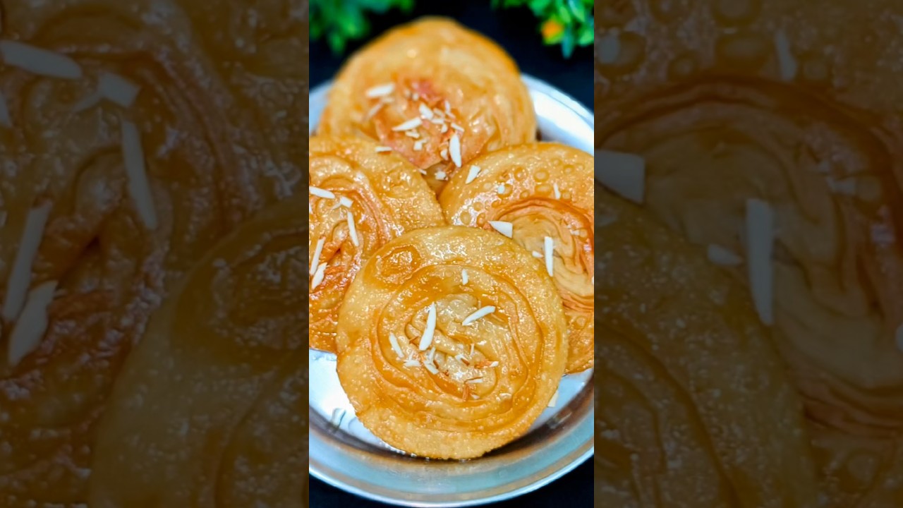 Muharram ke Chonge | Warki Puri | Chonge Recipe | Muharram sweet recipes #shorts #muharram #recipe