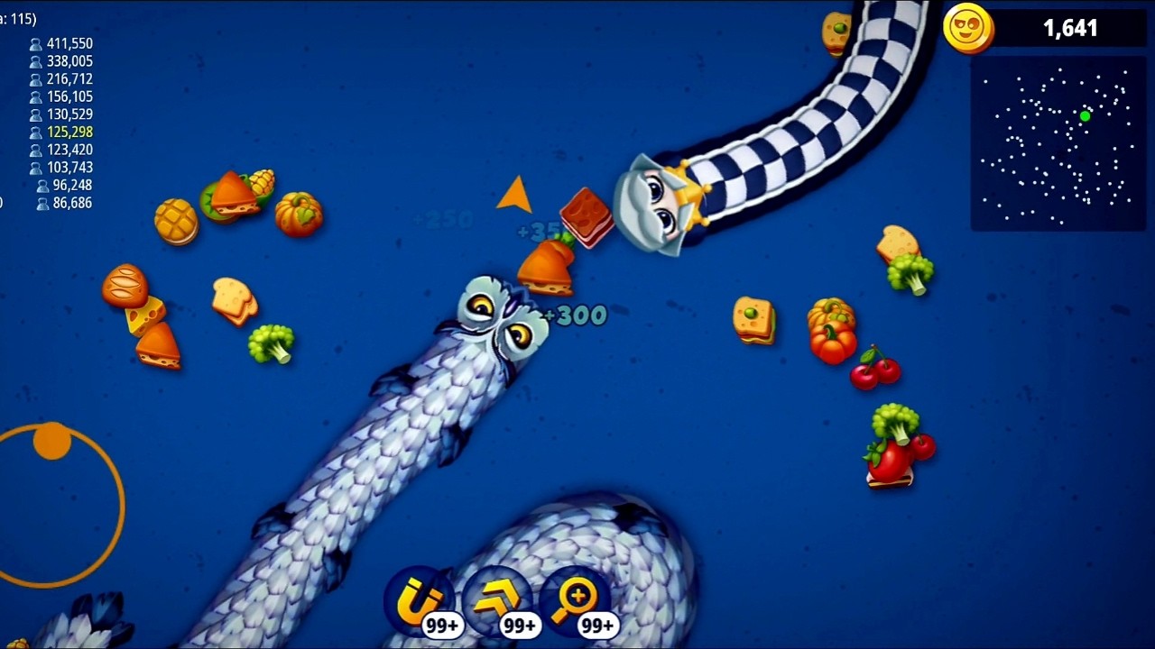 Worms Zone game level SNAKE #games