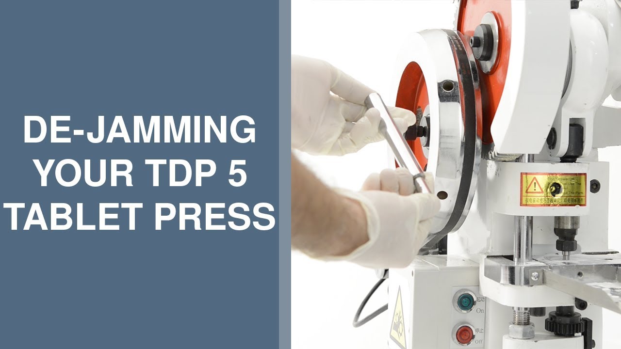 TDP 5 Tablet Press - De-jam Tablet Press