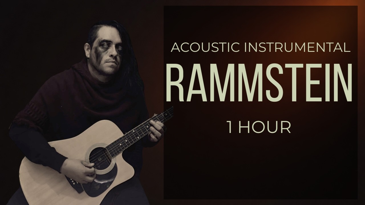 Rammstein Instrumental I Acoustic Guitar Version I Music to Study, Sleep or Work