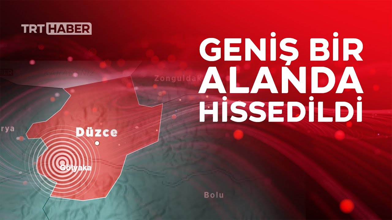 Düzce'nin Gölyaka ilçesinde 5,9 büyüklüğünde deprem