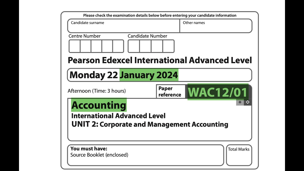15 января 2024 г. IAL PEARSON EDEXCEL UNIT 2