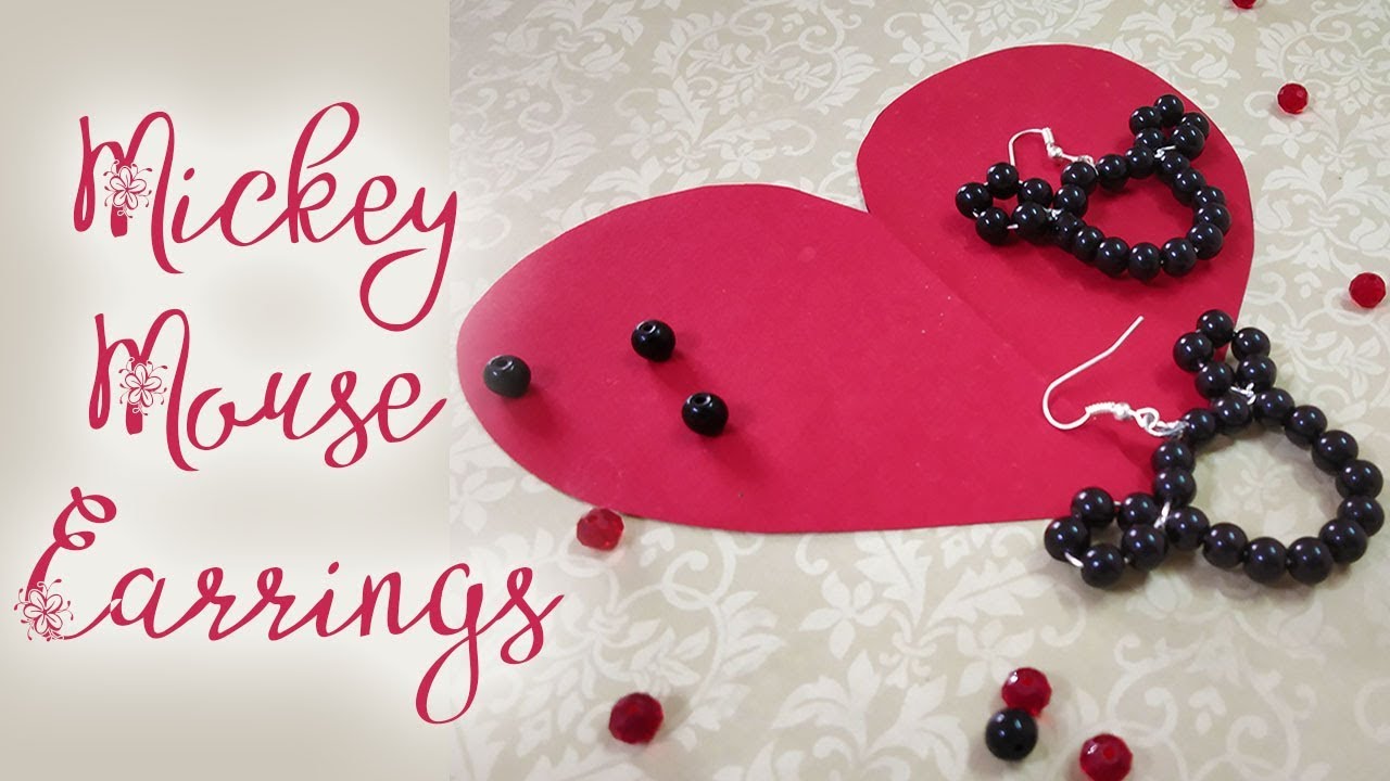Easy Mickey Mouse Earrings| BeCre8ive